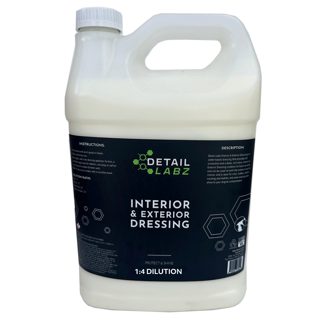 Interior & Exterior Dressing - 128 Ounces / 1 Gallon (1:4 Dilution)